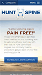 Mobile Screenshot of huntspine.com